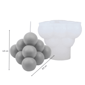 Kaars mal Pyramide Bolletjes