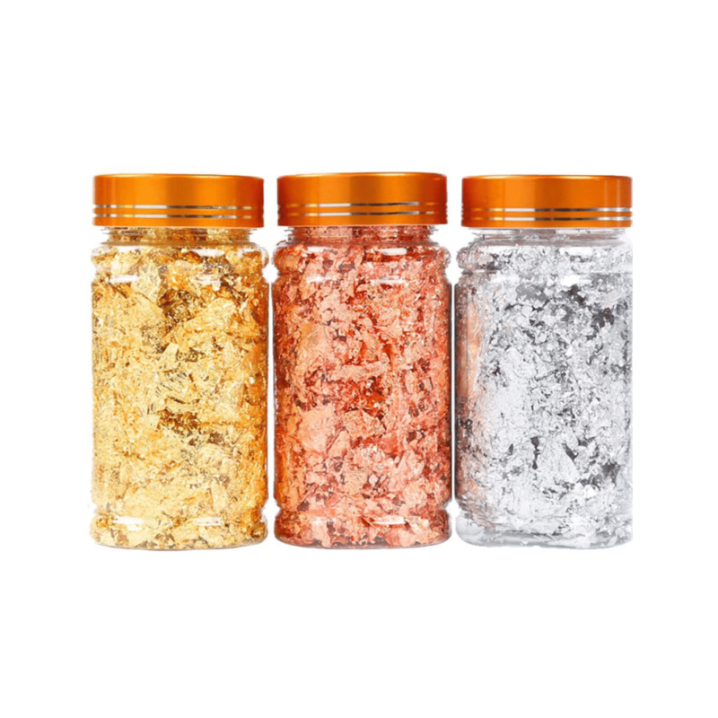 Decoratieve Folie voor kaarsen Goud – Zilver – Brons