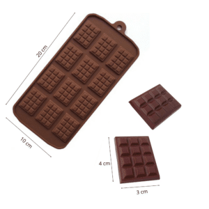 Kaars mal Chocolade Mat