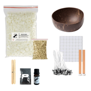 Starterset Kaarsen Maken – Kokosnoot Set